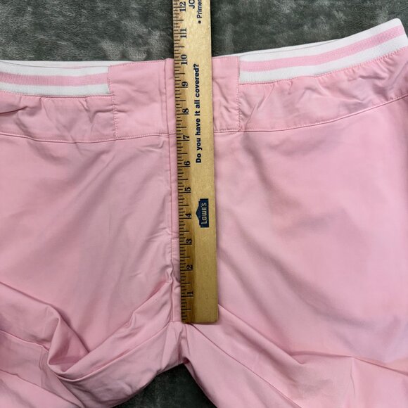 vintage nike capris womens XL pink drawstring hem striped waistband casual Y2K - Picture 14 of 16